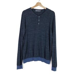 Vince Long | Sleeve Crew Neck Solid Sweater L